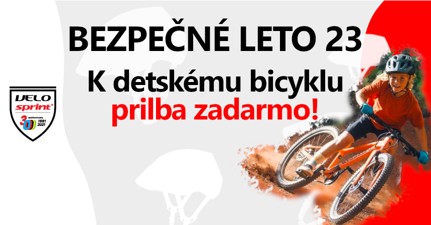 Bezpečnosť detí na prvom mieste🚴K detskému bicyklu prilba zadarmo!