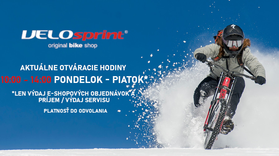 Mimoriadna otváracia doba VELO sprint
