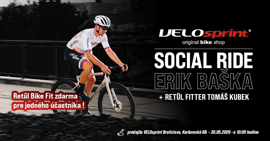 VELOsprint Social Ride s Erikom Baškom