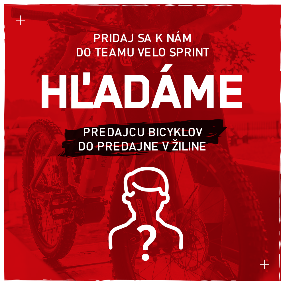 Ponuka práce VELO sprint Žilina - Predajca bicyklov