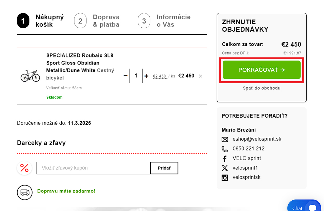 Home Credit - Z e-shop košíka k objednávkovému procesu