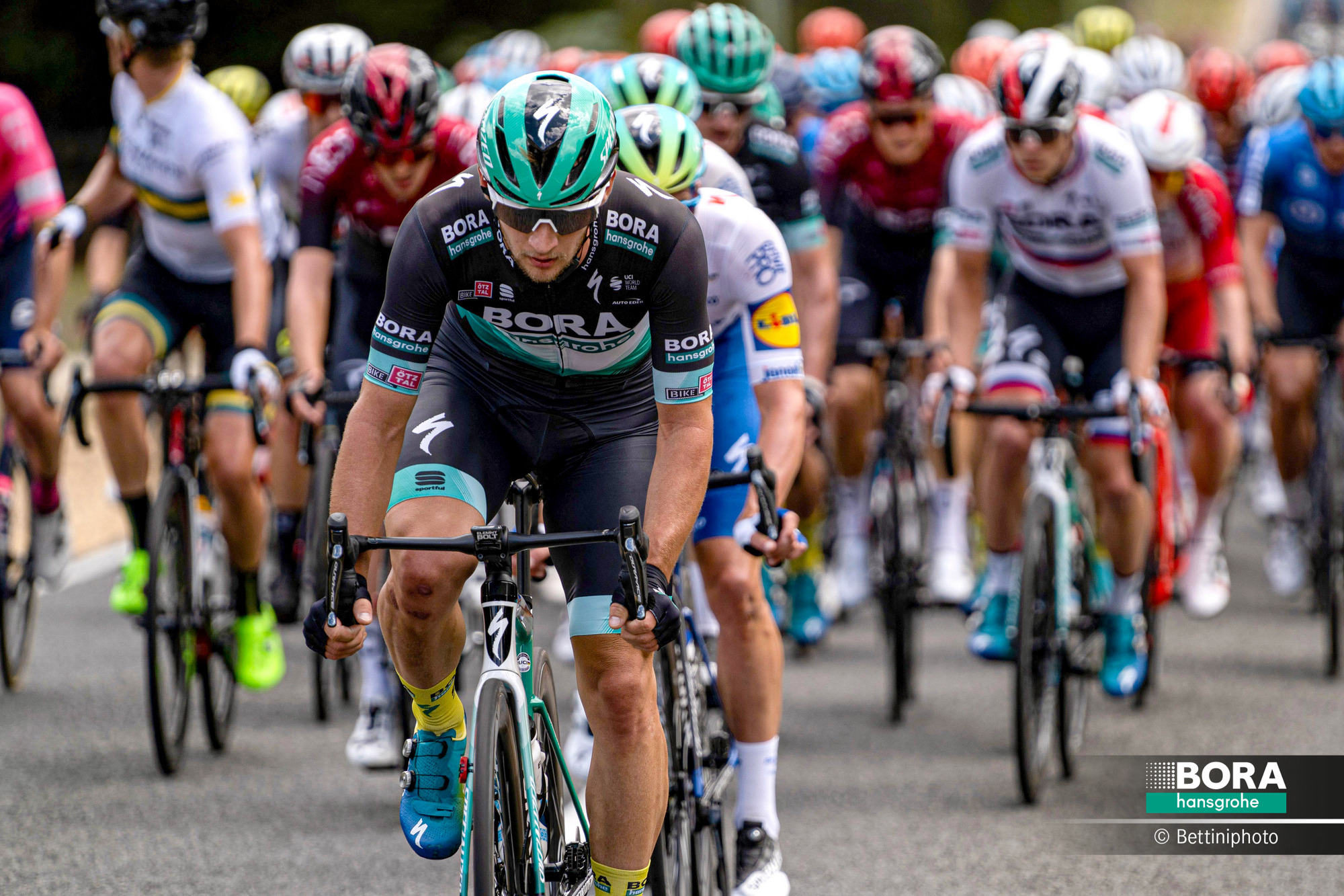 Erik Baška na World Tour v tíme Bora-Hansgrohe