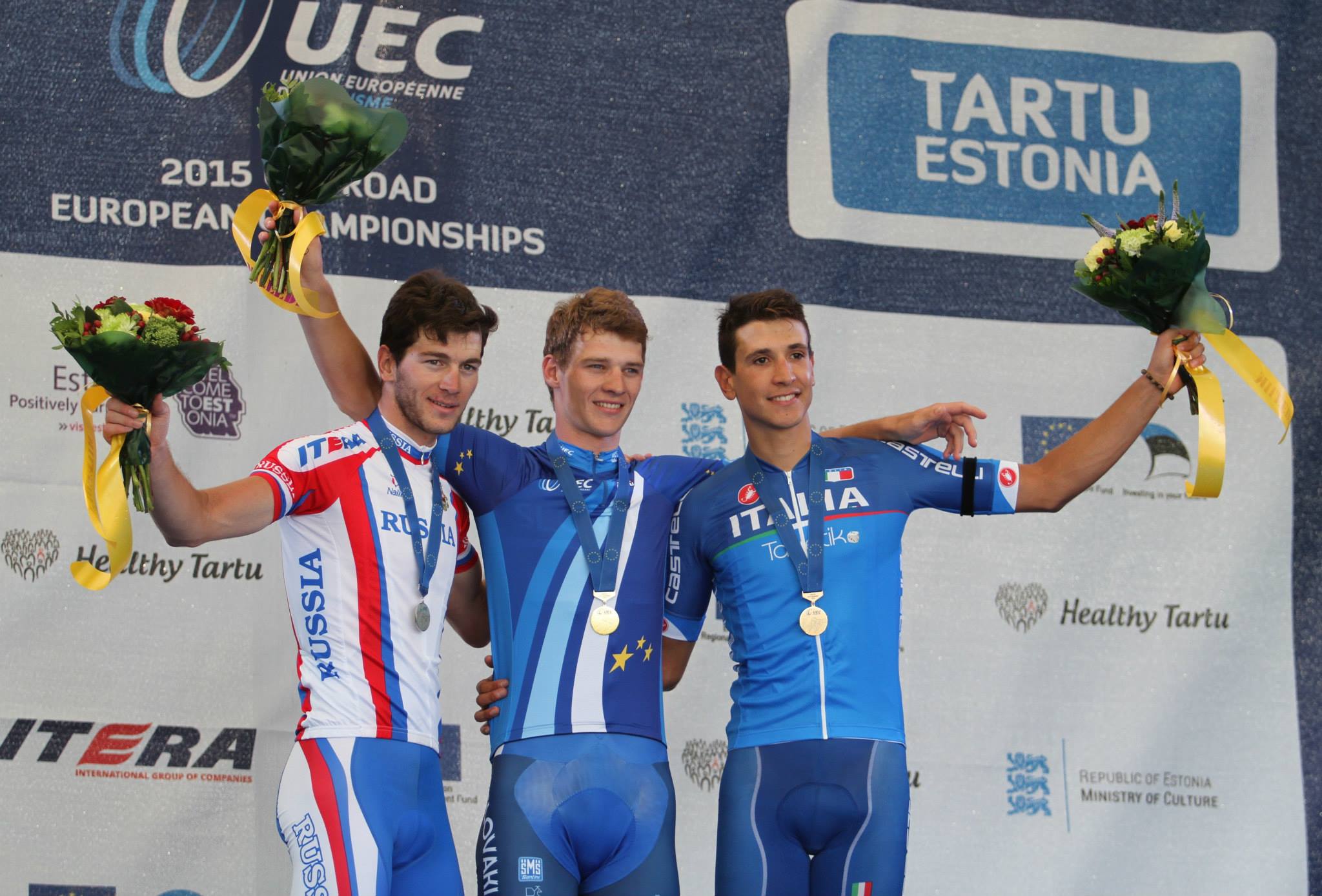 Erik Baška - víťazstvo Majstra Európy v cestnej cyklistike do 23 rokov