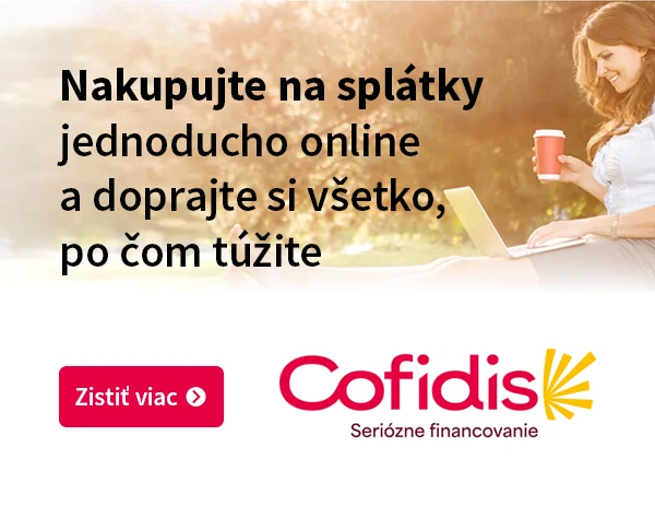 Nákup na splátky jednoducho online s Cofidis