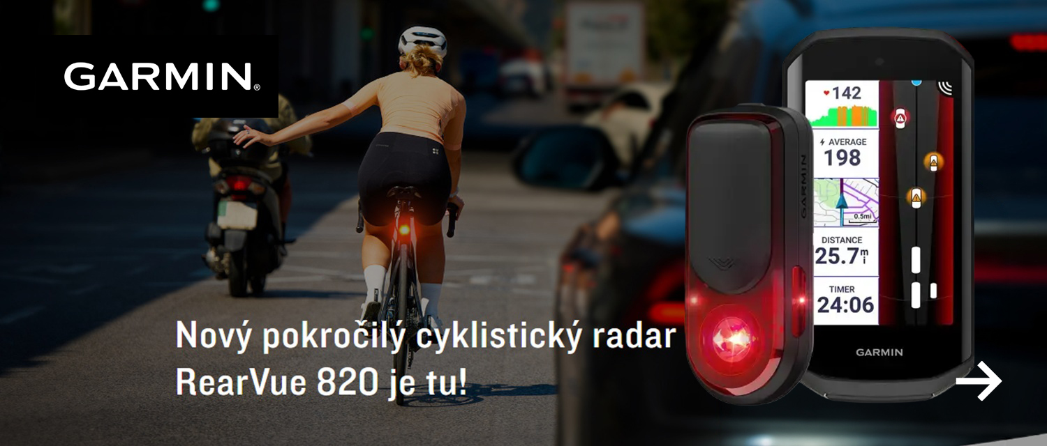 GARMIN Varia cyklo-radar RearVue 820