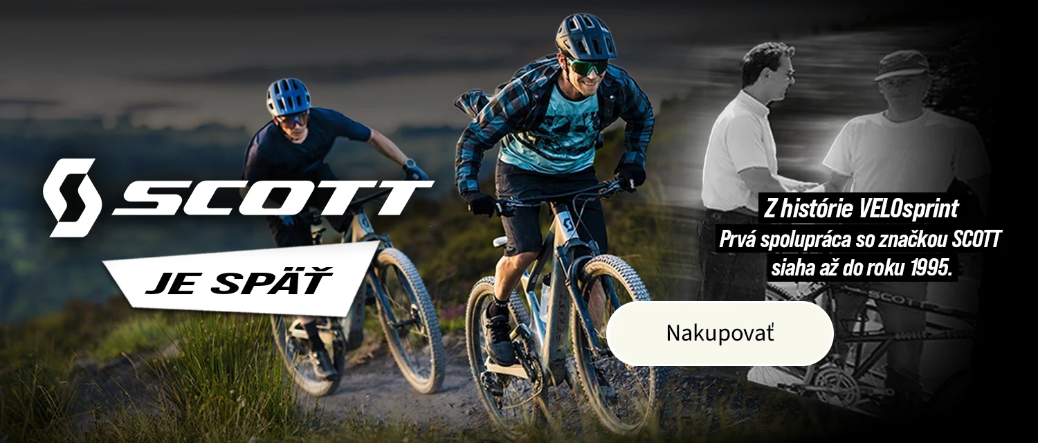 Bicykle SCOTT sú späť vo VELOsprinte!