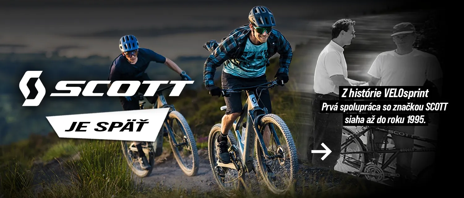 Bicykle SCOTT sú späť vo VELOsprinte!