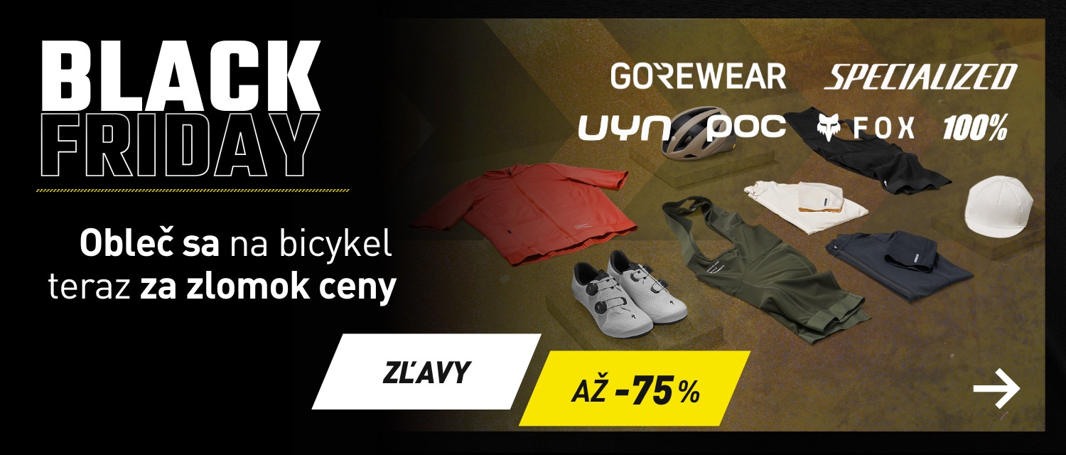 Black Friday - Výpredaj cyklistického oblečenia