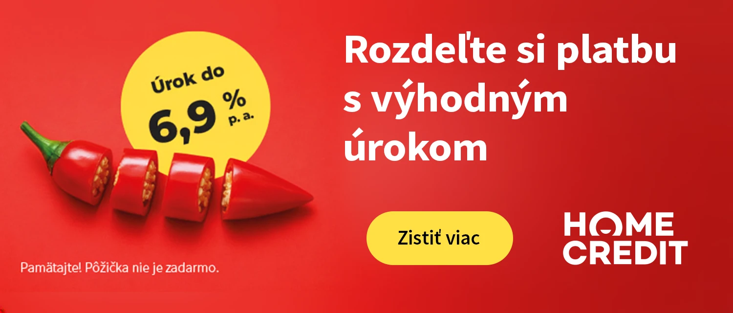 Home Credit nákup na splátky - pohodlne, rýchlo, online