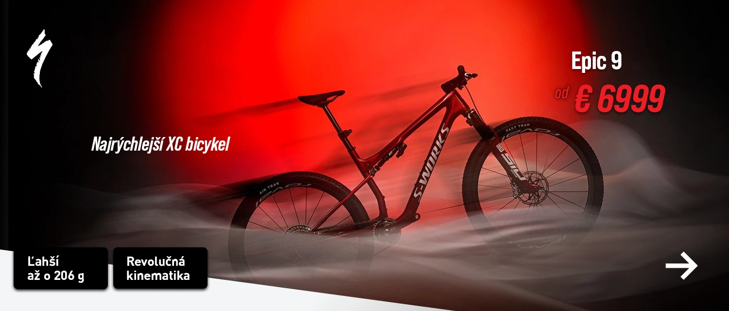 Najrýchleší XC bicykel Specialized Epic 9