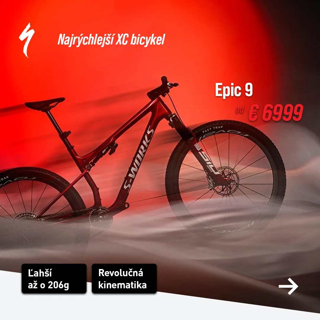 Najrýchlejší XC bicykel Specialized Epic 9