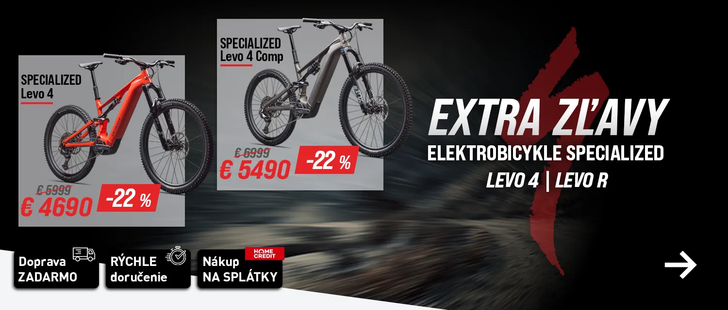 SPECIALIZED Levo 4 a Levo R - EXTRA ZĽAVY