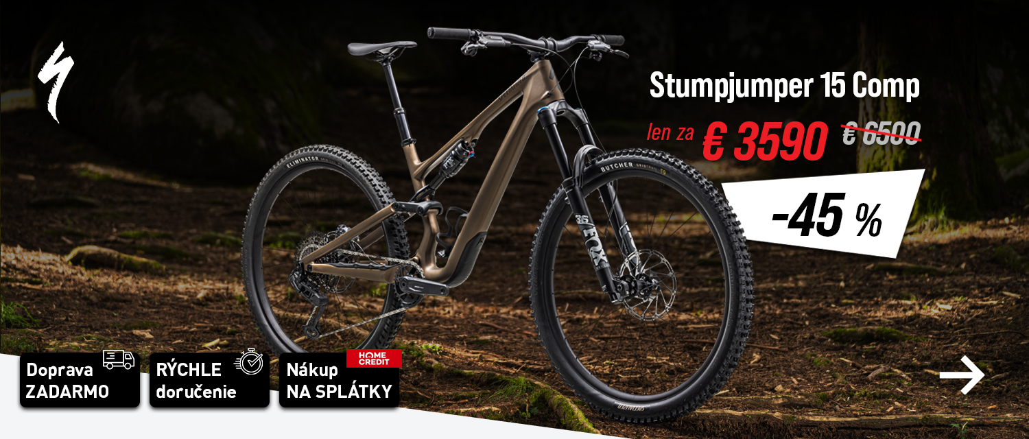 Trailové bicykle SPECIALIZED Stumpjumper 15 za super ceny