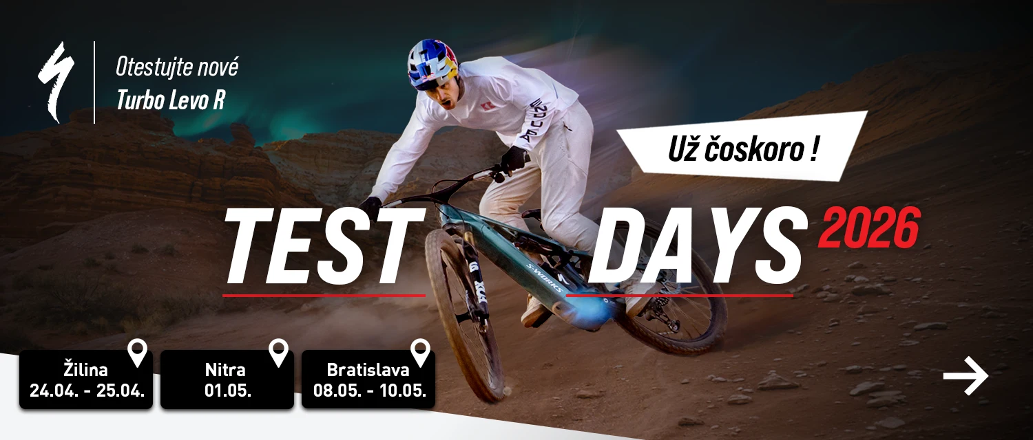 SPECIALIZED TEST DAYS 2026 - otestujte top bicykle Specialized