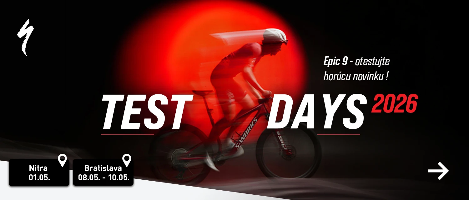 SPECIALIZED TEST DAYS 2026 - Otestujte top bicykle Specialized