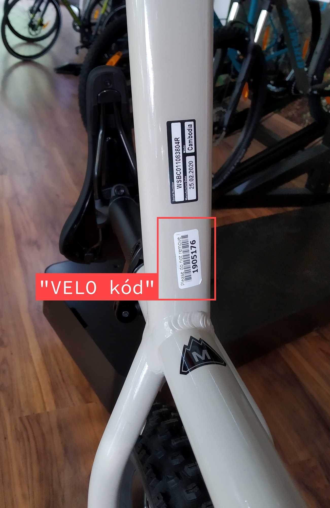 Ako vyzerá VELO kód