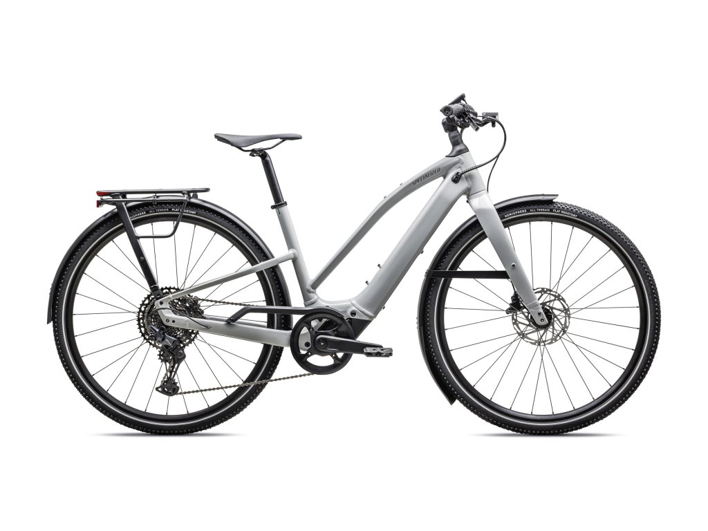 Dámsky trekkingový elektrobicykel s nízkym nástupom