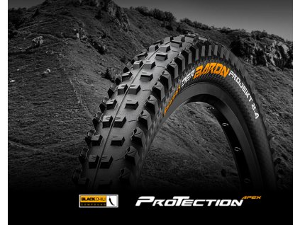 Continental Der Baron 2.6 Projekt 27,5" 27.5 x 2.6 (65-584) ProTection Apex Kevlar Tubeless Ready