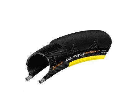 CONTINENTAL Ultra Sport II  black/yellow 28" 700C Performance