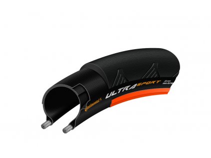 CONTINENTAL Ultra Sport II  black/orange 28" 700C Performance