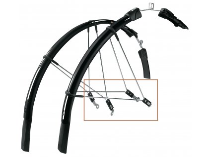SKS Náhradný klip pre blatníky Raceblade Long 1 ks