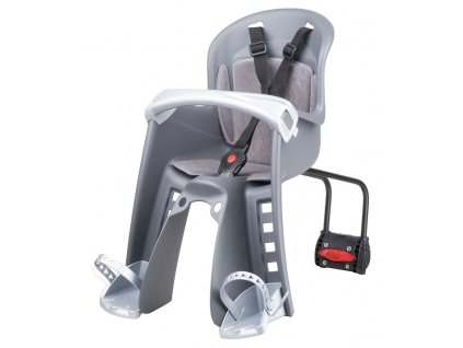 16697 3 detska sedacka polisport bilby junior predna zadne uchytenie 28 40mm sedo strieborna