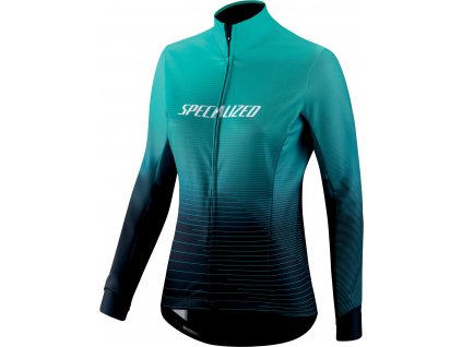 SPECIALIZED Element Rbx Comp Logo Team Women'S Jacket Aqua/Cast Blue