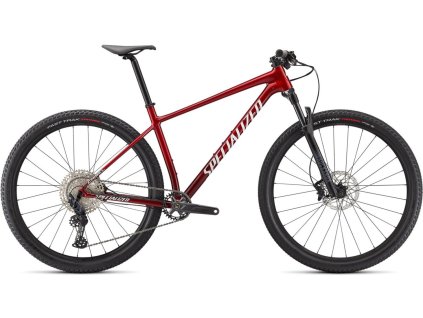 SPECIALIZED Chisel Comp Gloss Red Tint Brushed/White 2021