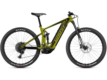 GHOST E-Riot Trail CF Advanced - Kiwi Green/Midnight Black 2021