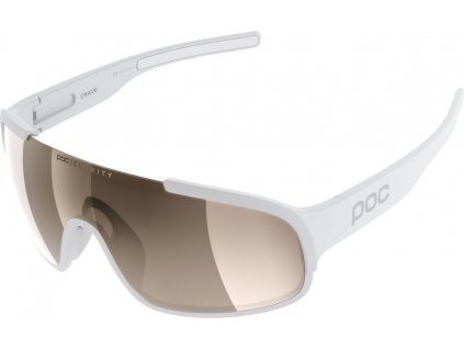 POC Crave Clarity Hydrogen White-Brown/Silver Mirror