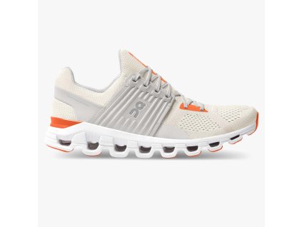 ON RUNNING Bežecké Tenisky Pánske CLOUDSWIFT White/Flame