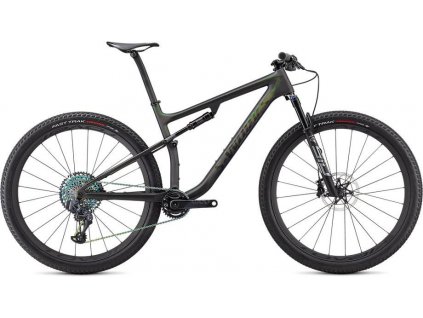 SPECIALIZED S-Works Epic Satin/Gloss Carbon/Color Run Silver - Green Chameleon