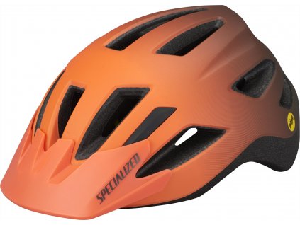 SPECIALIZED Shuffle Child LED Standard Buckle Satin Blaze/Smoke Fade Detská prilba na bicykel