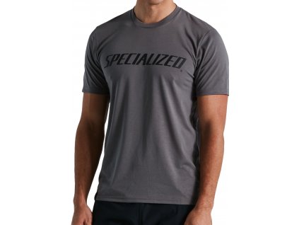 SPECIALIZED Men's Wordmark T-Shirt Smoke