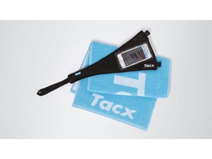 Tacx - ochrana proti potu s púzdrom na smartón + tréningový uterák