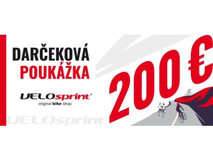 darcekovy poukaz velosprint 200