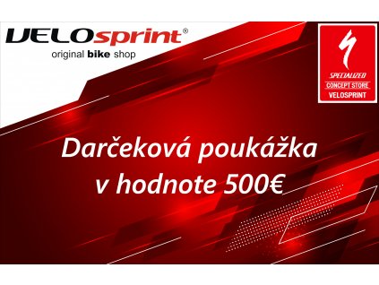 Darčeková poukážka v hodnote 500€