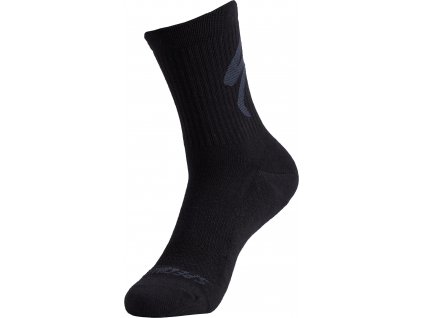 SPECIALIZED Cotton Tall Logo Socks Black