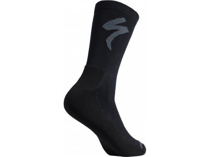 SPECIALIZED Primaloft® Lightweight Tall Logo Socks Black