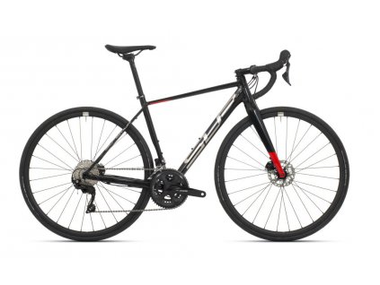SUPERIOR X-ROAD Issue Gloss Black Metallic/Chrome Silver/Team Red  Cestný bicykel