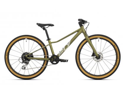 SUPERIOR F.L.Y. 24 DB Matte Olive Metallic/Hologram Chrome  Juniorský bicykel