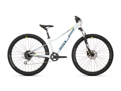 SUPERIOR Racer XC 27 DB Gloss White/Blue/Neon Yellow  Juniorský bicykel