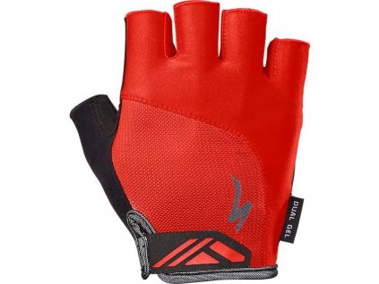 SPECIALIZED Men's Body Geometry Dual-Gel Gloves Red