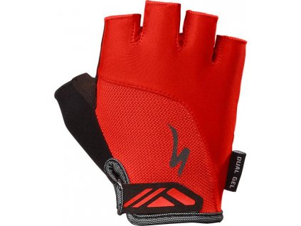 SPECIALIZED Women's Body Geometry Dual-Gel Gloves Red