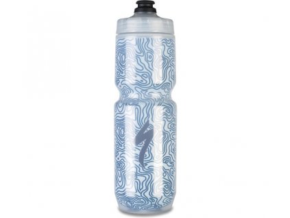 SPECIALIZED Purist Insulated Chromatek MoFlo Bottle Translucent/Blue Terrain 23oz / 680 ml