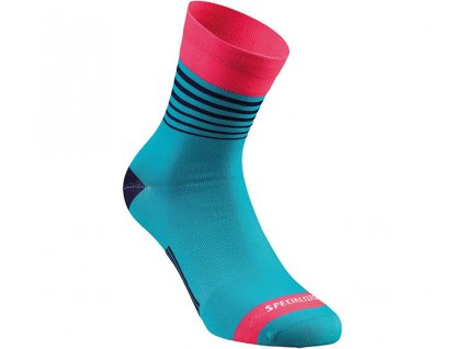 SPECIALIZED Rbx Comp Summer Sock Turquoise/Acid Red
