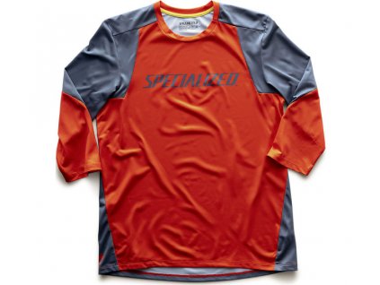 SPECIALIZED Enduro 3/4 Jersey Rocket Red/Storm Grey