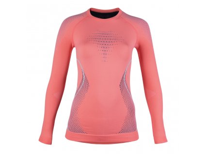 UYN Lady Evolutyon UW Shirt LS P 208 Coral/Anthracite/Aqua