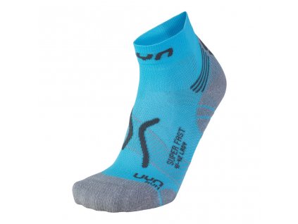 UYN RUN LADY SUPER FAST SOCKS ATOLL/GREY YORK