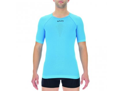 UYN MAN ENERGYON UW SHIRT SH_SL K408 CLASSIC BLUE